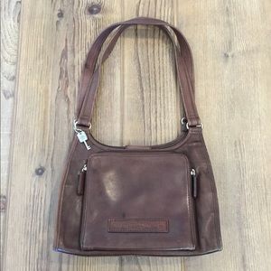 Fossil Mail Pouch Style Handbag - Brown Leather